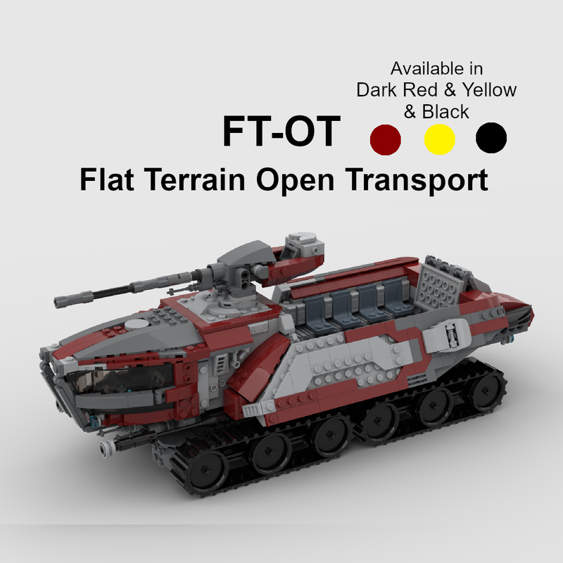 LEGO MOC FT-OT (Flat Terrain Open Transport) by NageIfar | Rebrickable ...