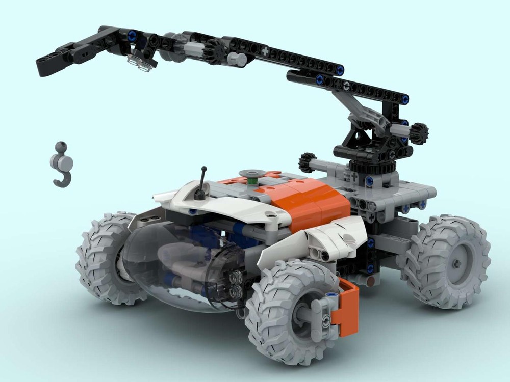 LEGO MOC-180603 LT78 material handling crane (42178 mod) by zz0025
