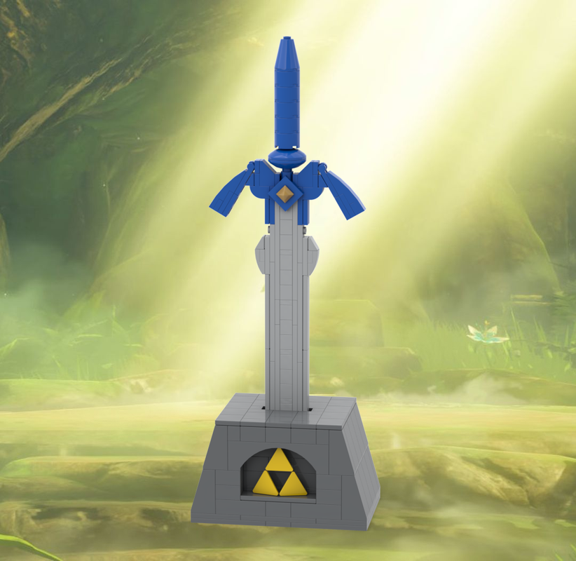 MOC Factory 89452 The Legend of Zelda: Breath of the wild Master Sword  Movies and Games