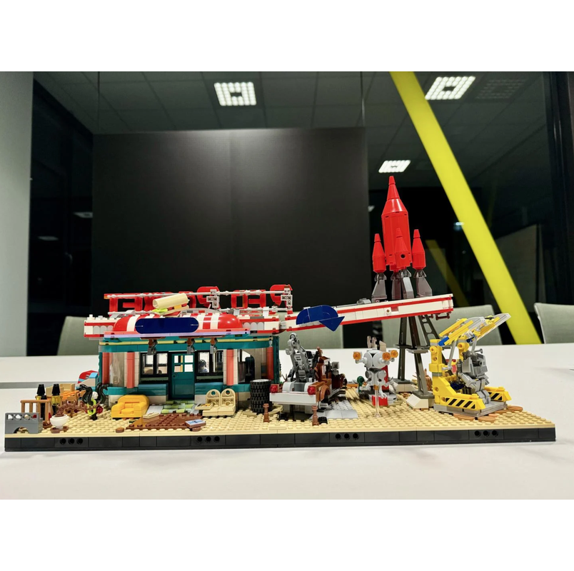 LEGO MOC Red Rocket Modular Gas Station from Fallout by Dream Build ...