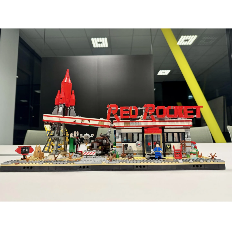 LEGO MOC Red Rocket Modular Gas Station from Fallout by Dream Build ...