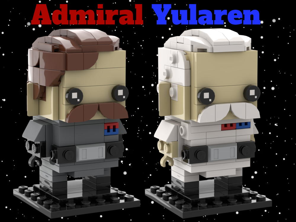 LEGO MOC Admiral Yularen Brickheadz BUNDLE by Ant0noo | Rebrickable ...