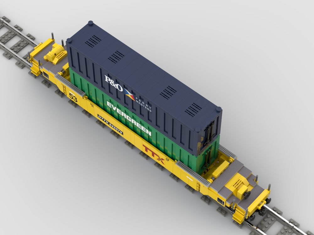 LEGO MOC Container Car DTTX (stand-alone) by langemat | Rebrickable ...
