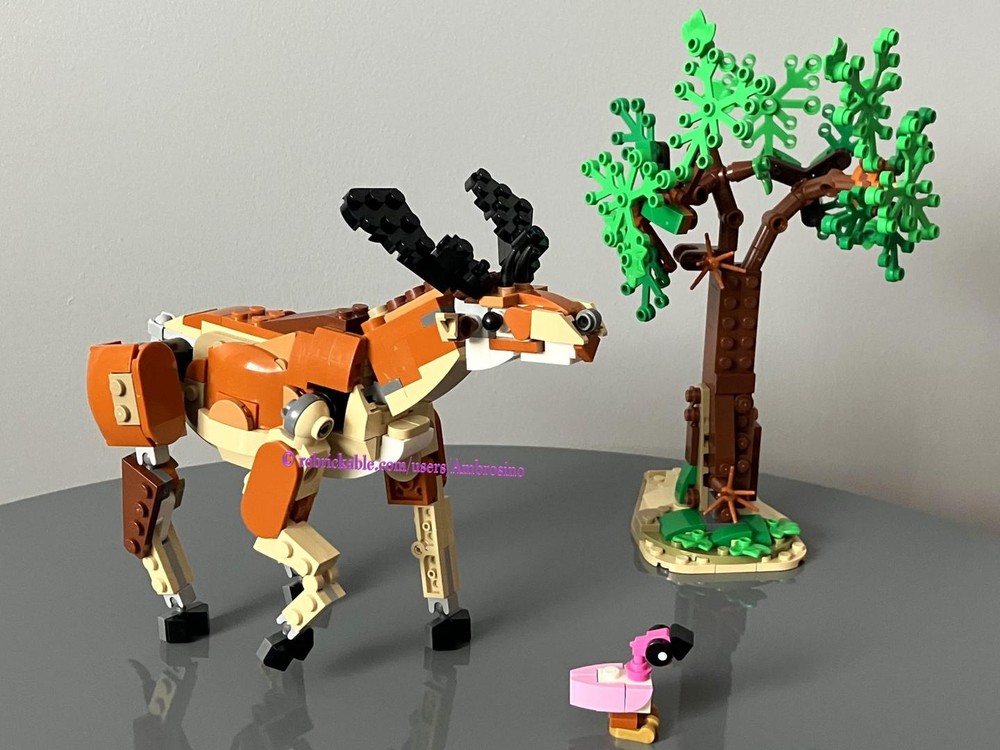 LEGO MOC-180919 31150 Sivatherium giganteum by Ambrosino | Rebrickable ...