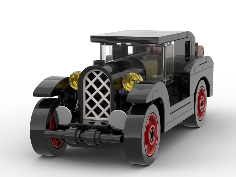 LEGO MOC Retro Automobile by Mirage_ | Rebrickable - Build with LEGO