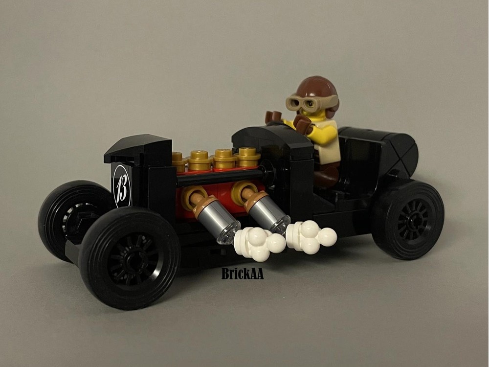 LEGO MOC Classic racing car by BrickAA | Rebrickable - Build with LEGO