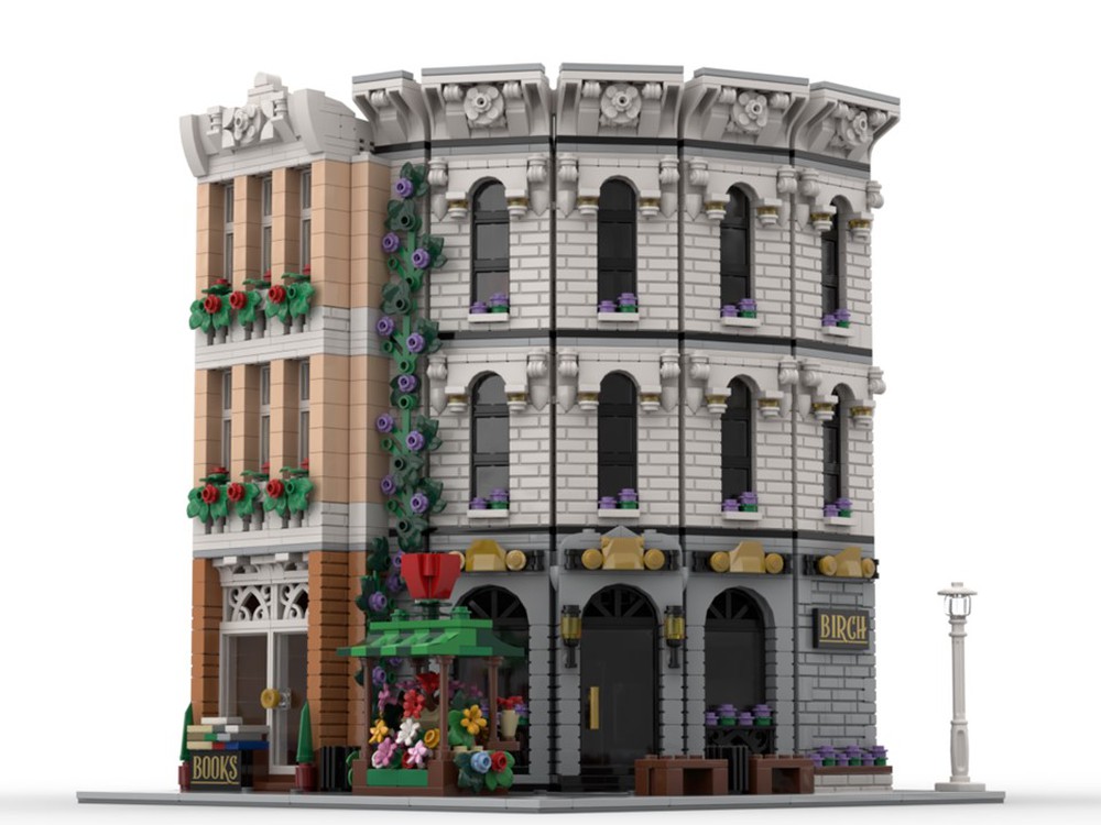 LEGO MOC Birch Bank by Brick Artisan | Rebrickable - Build with LEGO