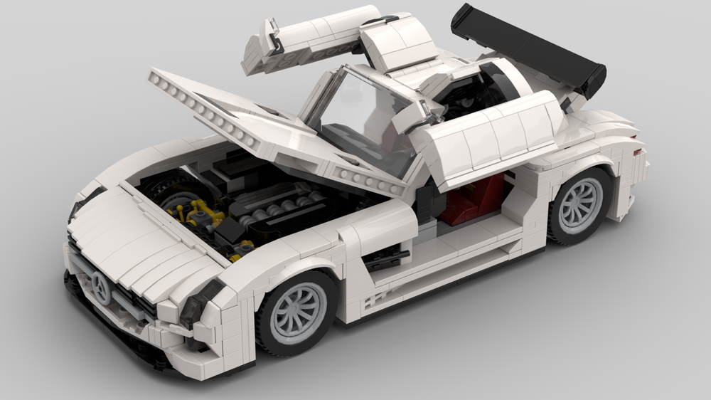 LEGO MOC Benz AMG SLS BS by Arisa | Rebrickable - Build with LEGO