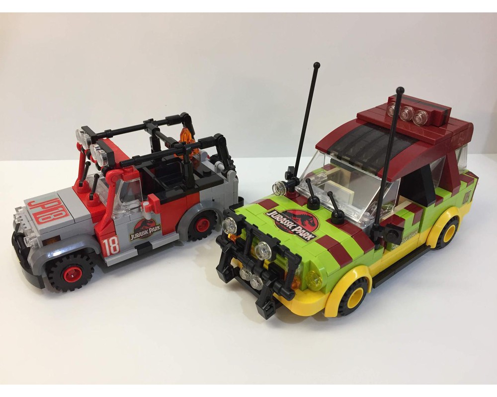 lego jurassic park jeep wrangler