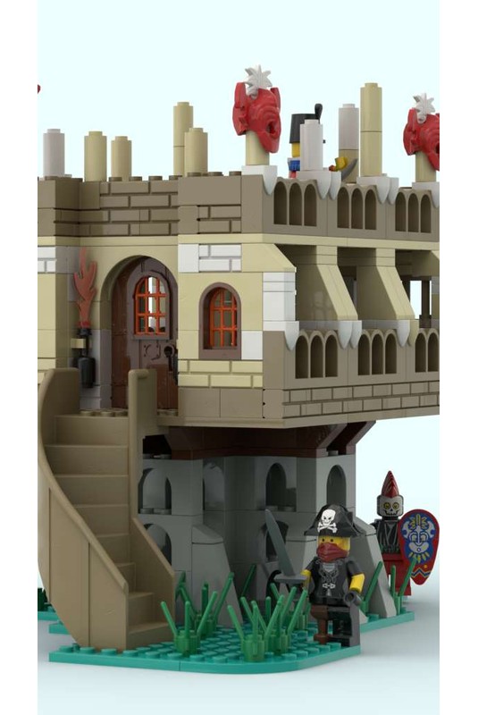 LEGO MOC Simple watchtower in the water by Sir_Dos | Rebrickable ...