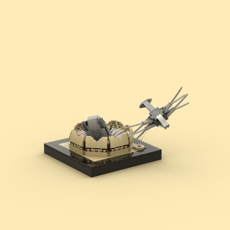 LEGO MOC Dune Sandworm Attack Diorama by BigSkwigg | Rebrickable ...