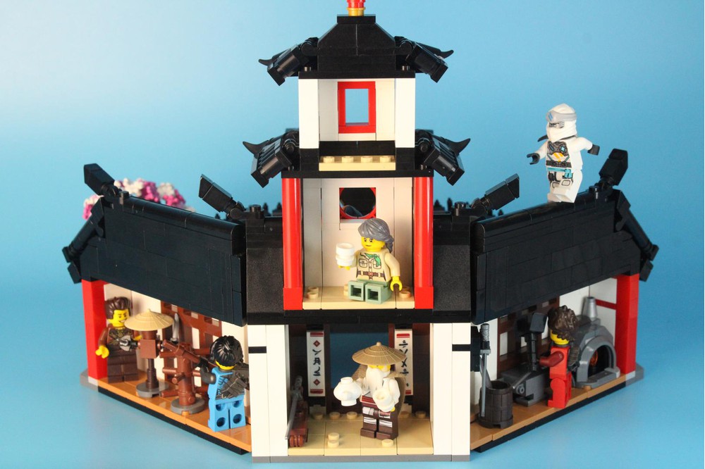 LEGO MOC Ninjago Monastery Of Spinjitzu by BrickBadWolf | Rebrickable ...