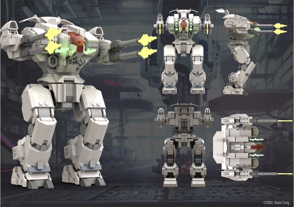 LEGO MOC-181143 Rifleman RFL-6D Battlemech by canuck33 | Rebrickable ...