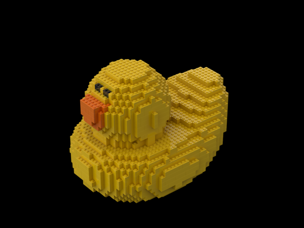 LEGO MOC sculpture rubber duck by blackmaster | Rebrickable - Build ...