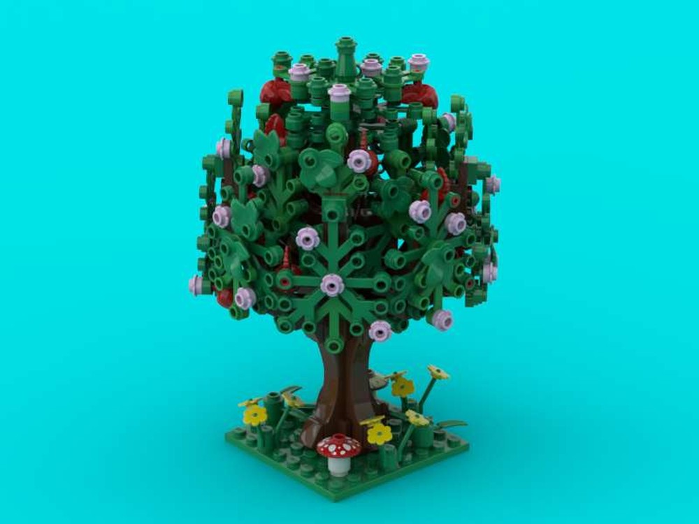 LEGO MOC-181210 Cool Apple Tree by Tree-beard6 | Rebrickable - Build ...