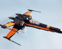 How to hide rubber bands in Lego X-Wing 75102 and 75149 - tutorial