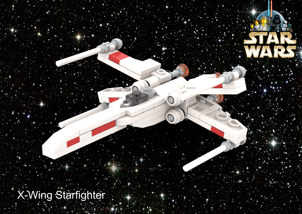 LEGO MOC X-Wing Starfighter by ChzHd | Rebrickable - Build with LEGO