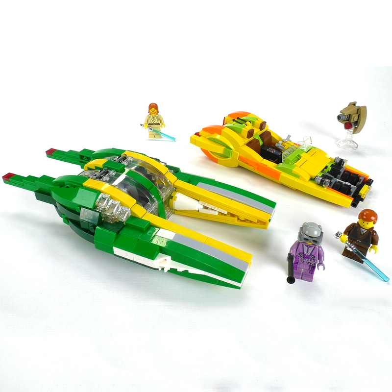 LEGO MOC Bounty Hunter Chase Speeders - Minifig Scale by 