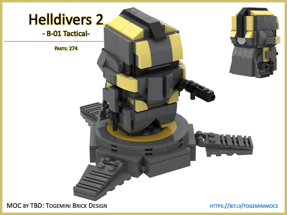 LEGO MOC Helldivers 2 - Helldiver with Hellpod - Brickheadz by togemini ...