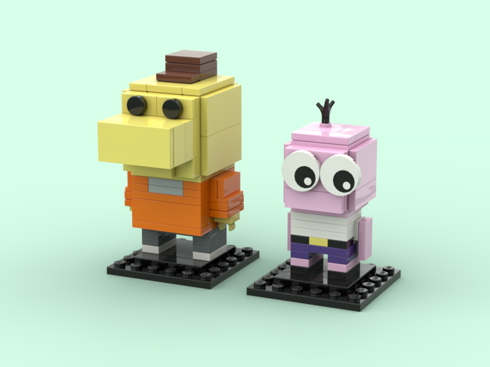 LEGO MOC Smiling Friends Brickheadz - Pim and Charlie by flavorbricks ...