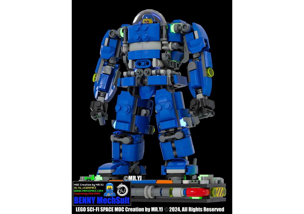 LEGO MOC SPACE BENNY MECH-SUIT Ver2.0 by MR.YJ | Rebrickable - Build ...