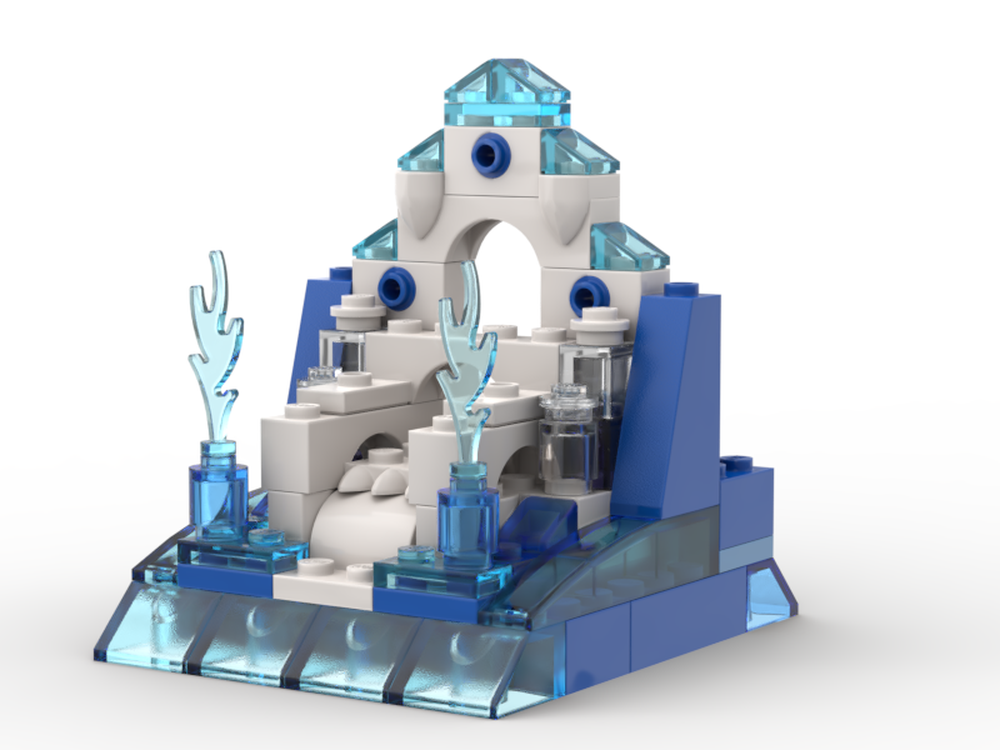 LEGO MOC Ice castle by microbe_jc | Rebrickable - Build with LEGO