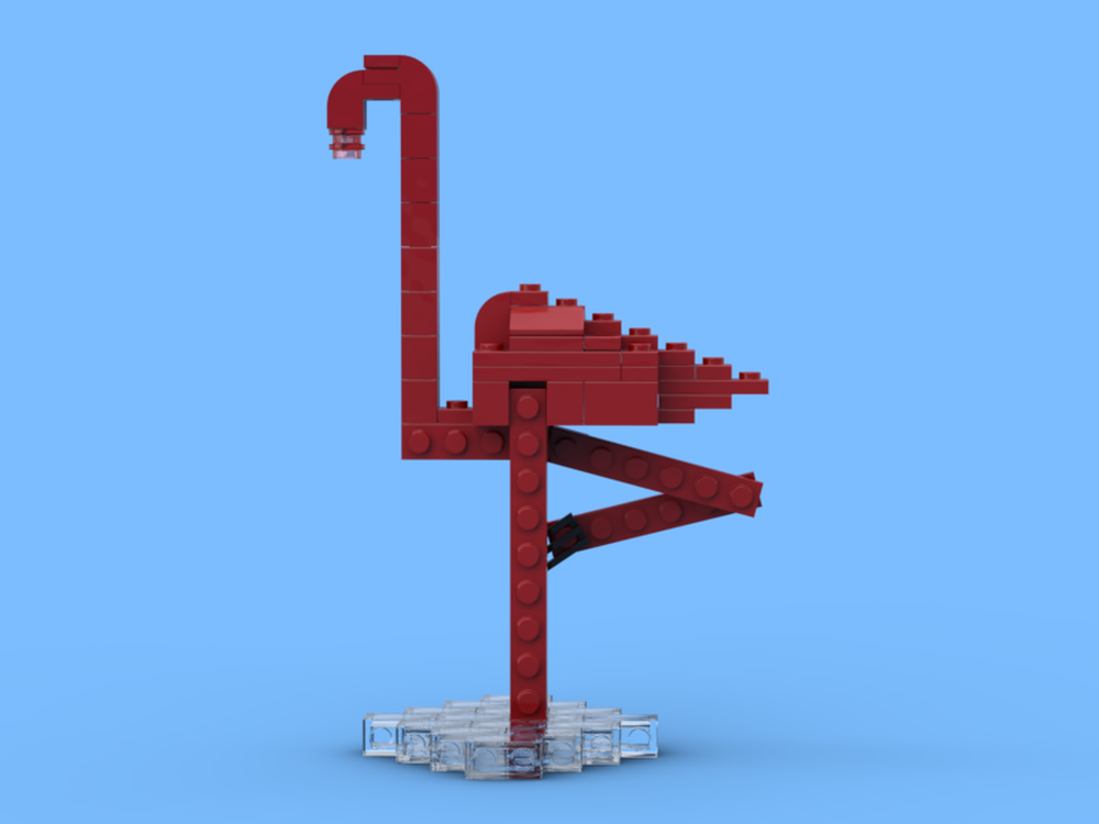 Lego Moc Flamingo By Prof Lego — 40220 By Scott Mc Rebrickable