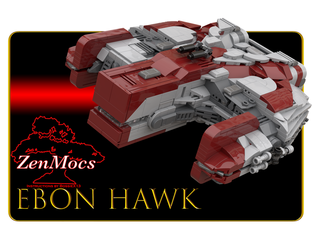 LEGO MOC Ebon Hawk by ZenMocs | Rebrickable - Build with LEGO