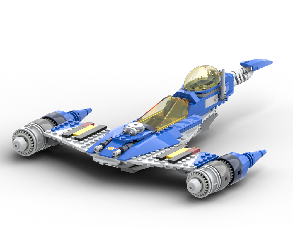 LEGO MOC Classic Space N1 Starfighter by Aseir | Rebrickable - Build ...