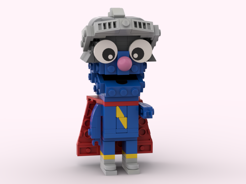 LEGO MOC-181743 Super Grover - Sesame Street by GetMeBricked ...