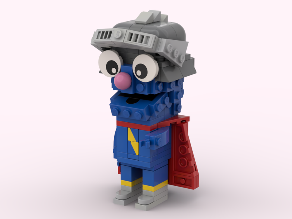 LEGO MOC-181743 Super Grover - Sesame Street by GetMeBricked ...