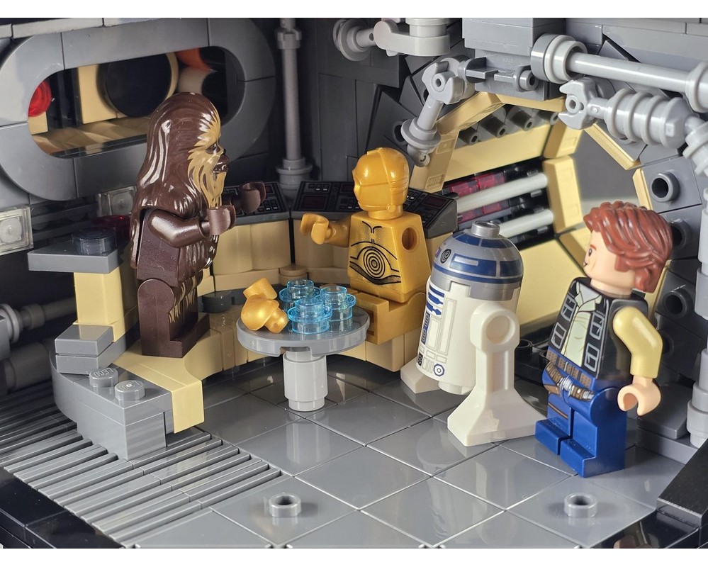 LEGO MOC-181751 Diorama Display Stand for 75375 Falcon 2024 V2