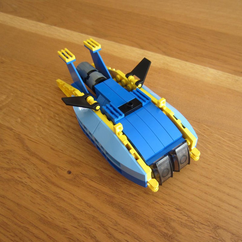 LEGO MOC 4882 Sea slider by drosse | Rebrickable - Build with LEGO