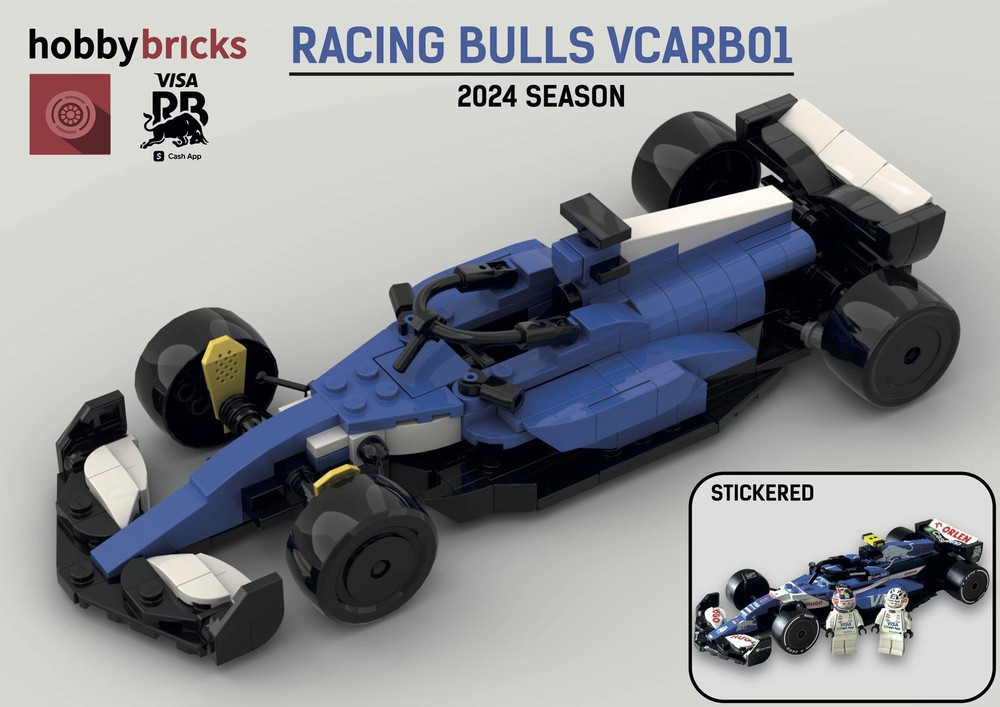 LEGO MOC Racing Bulls VCARB 01 Y. Tsunoda / D. Ricciardo 2024