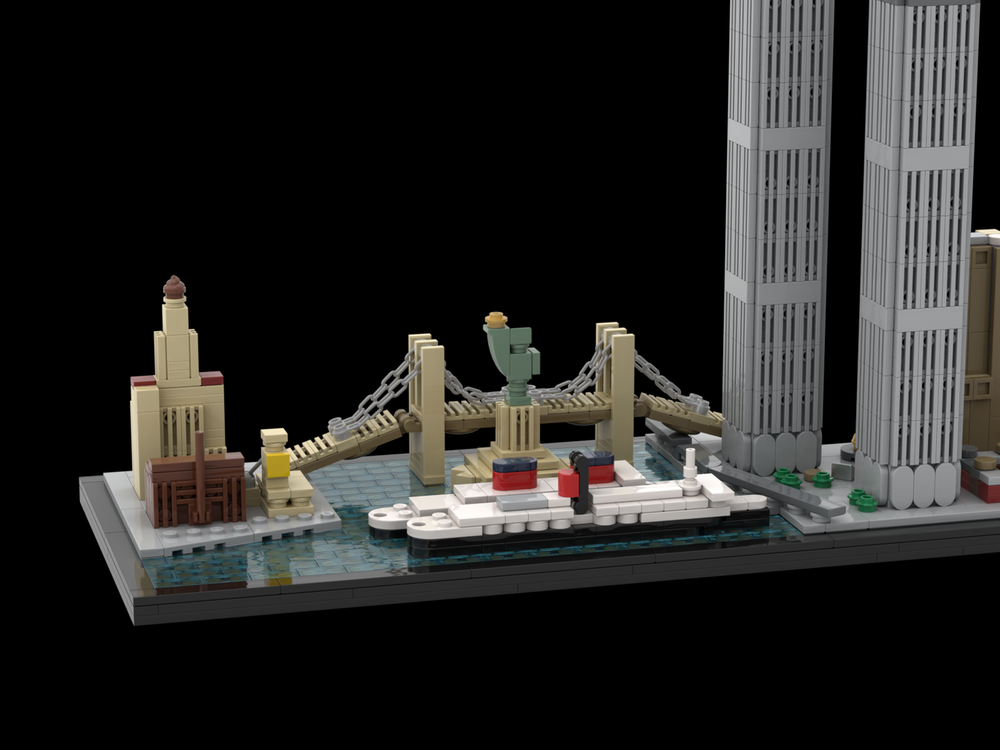 LEGO MOC New York City Skyline 1970's by Taters | Rebrickable - Build ...