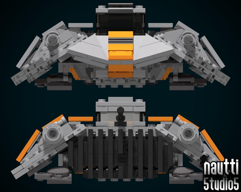 LEGO MOC T-47 Airspeeder (V2) by hautti5 | Rebrickable - Build with LEGO