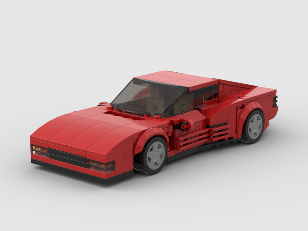 LEGO MOC Ferrari Testarossa 8/10 stud by pedroportelaneto | Rebrickable ...