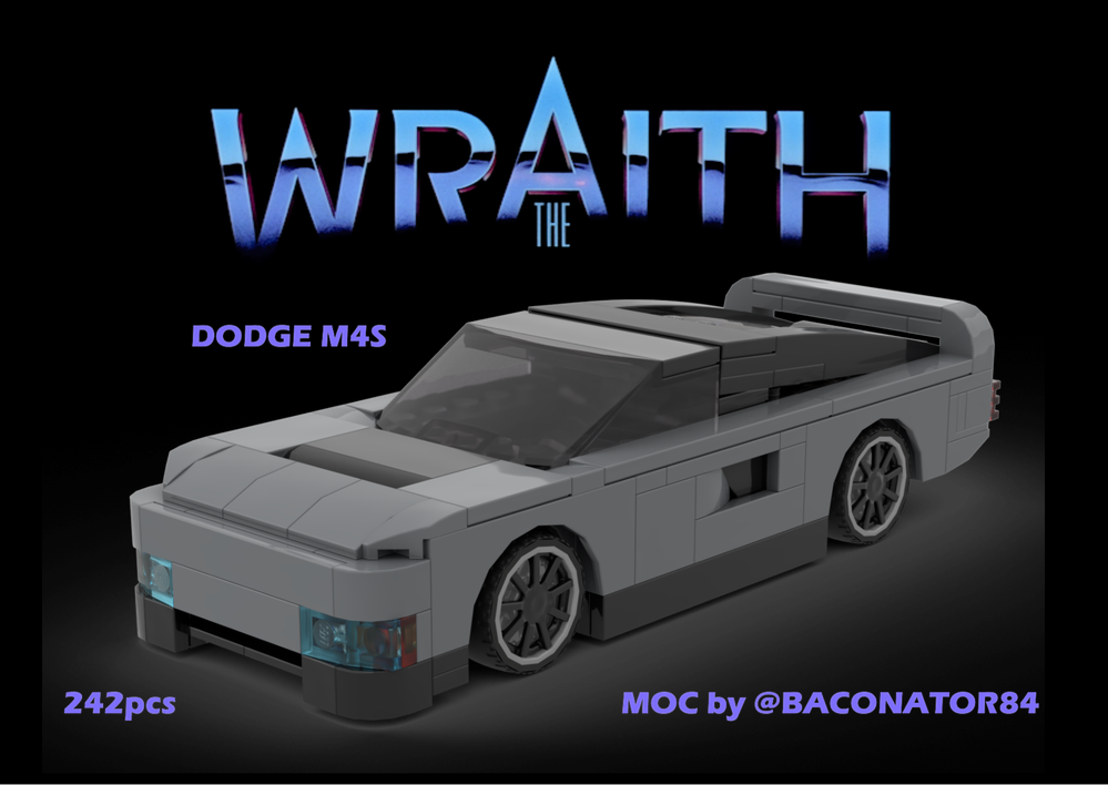 LEGO MOC The Wraith Dodge M4S Concept Car by Baconator84 | Rebrickable ...