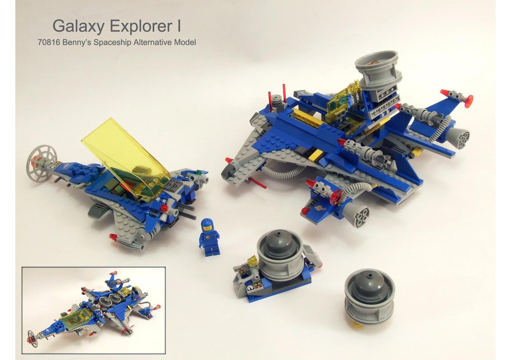 LEGO MOC Galaxy Explorer I (Benny's Spaceship alternate) by pturecki ...