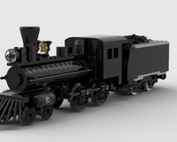 LEGO MOC Motorized Western Locomotive and Tender (4-4-0