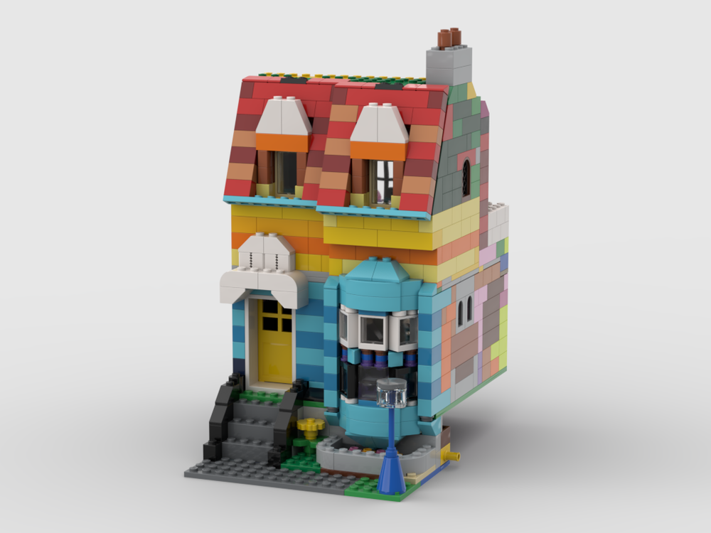 LEGO MOC 10698 - House near Bookshop by ChiLegGodt | Rebrickable ...