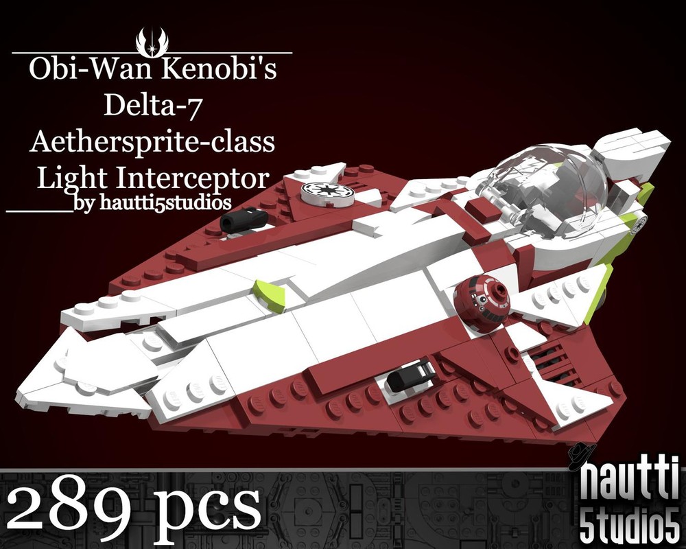 LEGO MOC Obi-Wan's Delta-7 Aethersprite-class Light Interceptor