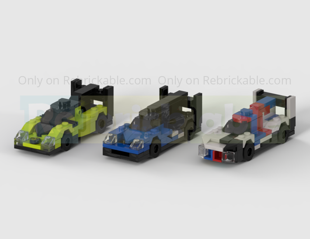 LEGO MOC BMW, Acura & Lamborghini LMDh Hypercar Racing Cars - Half ...