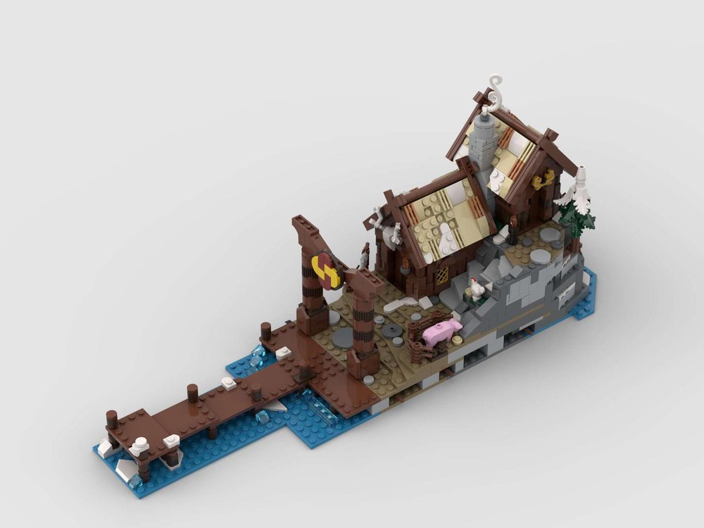 LEGO MOC-182058 Viking Village Expansion 21343 by QuickBrickNick