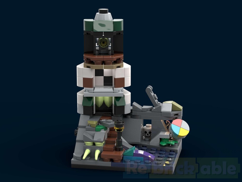 LEGO MOC-182086 Miniature Hidden Side Lighthouse of Darkness by ...