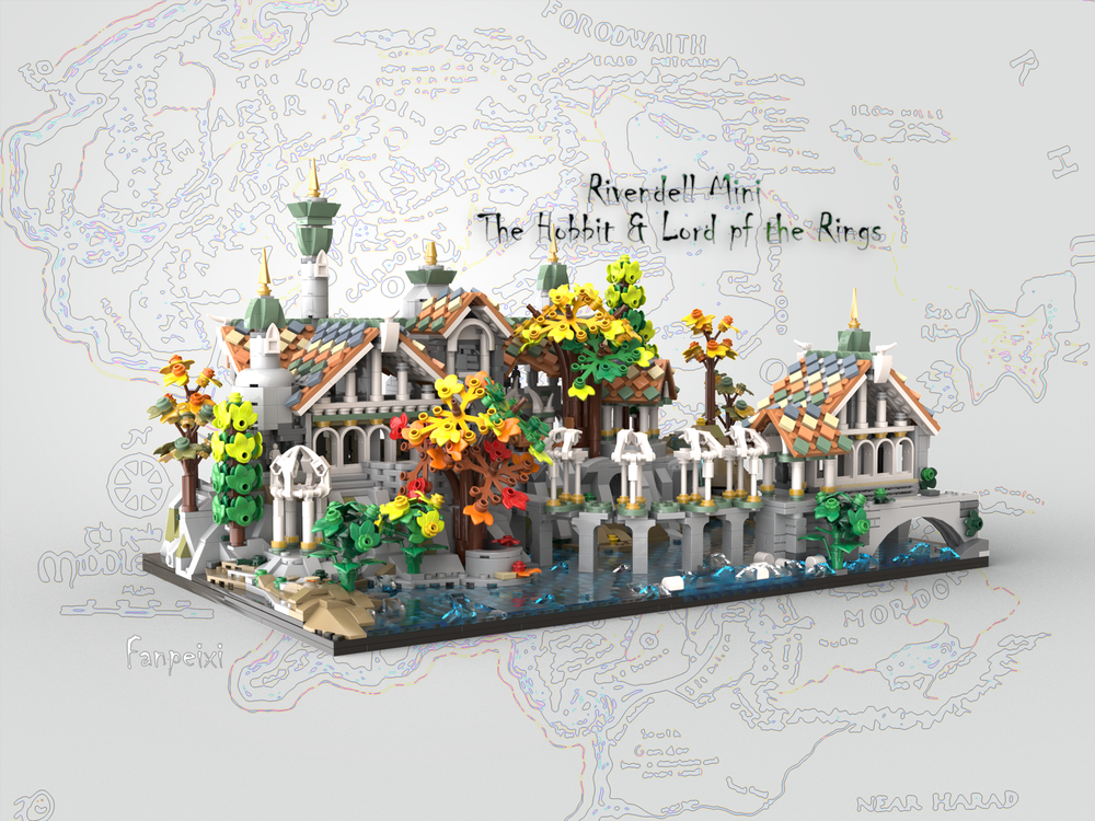 LEGO MOC Rivendell Mini by Fanpeixi | Rebrickable - Build with LEGO