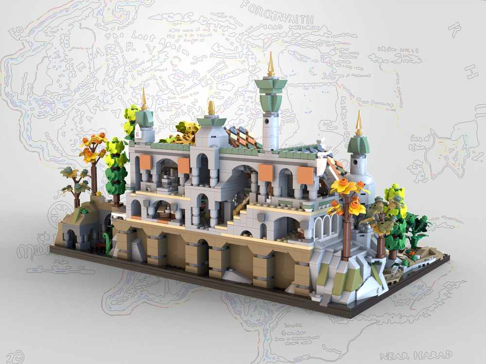 LEGO MOC Rivendell Mini by Fanpeixi | Rebrickable - Build with LEGO