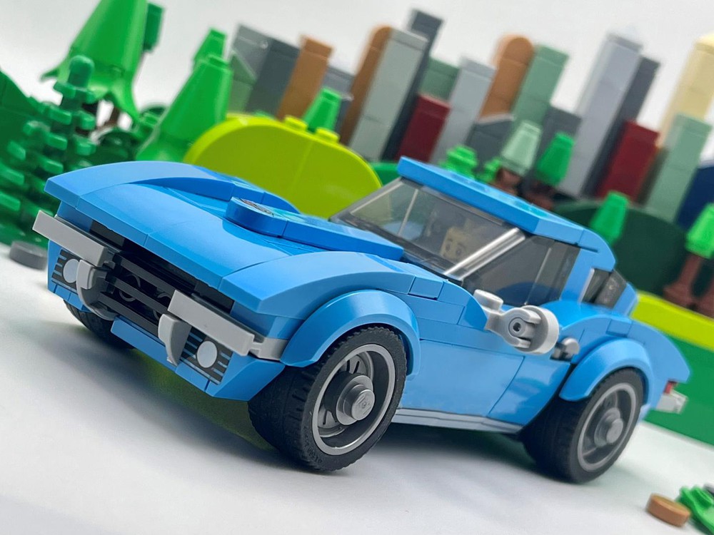 LEGO MOC Chevrolet Corvette C2 by IBrickedItUp | Rebrickable - Build ...