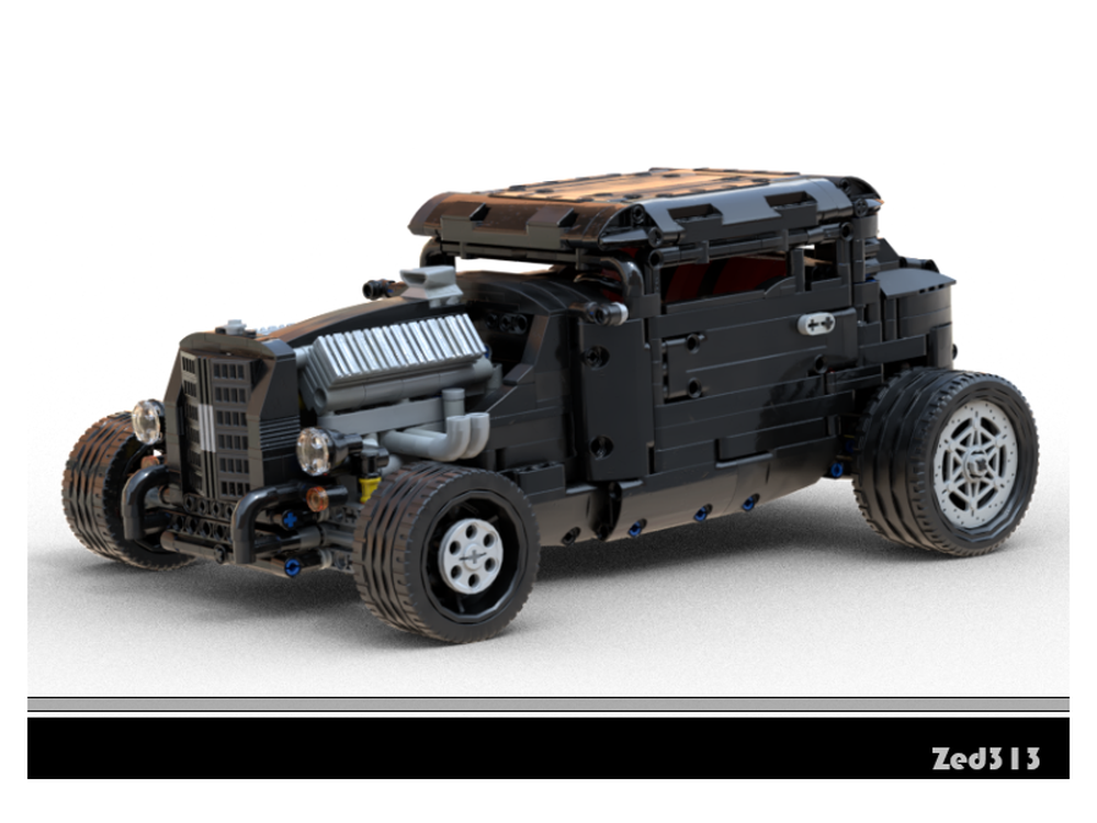 LEGO MOC-182131 HotRod by zed313 | Rebrickable - Build with LEGO