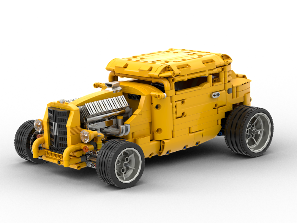 LEGO MOC-182131 HotRod by zed313 | Rebrickable - Build with LEGO